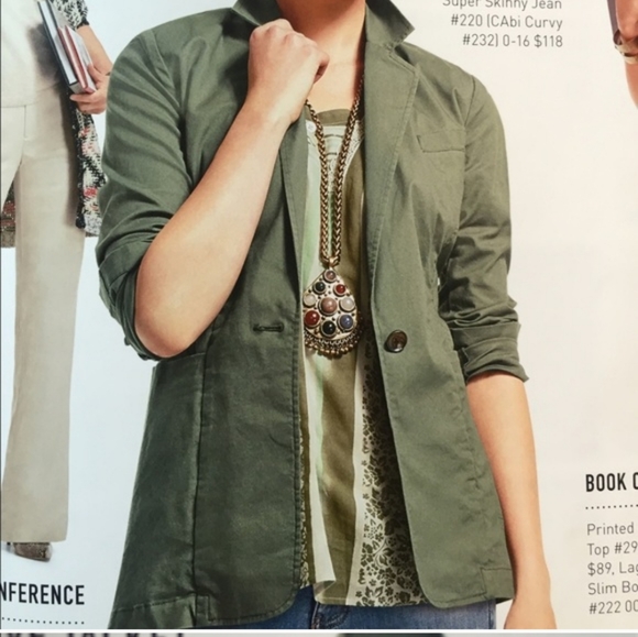 Cabi Jackets \u0026 Coats | Cabi Olive Jacket Size Small | Color: Green | Size: S | Lauraredman56's Closet